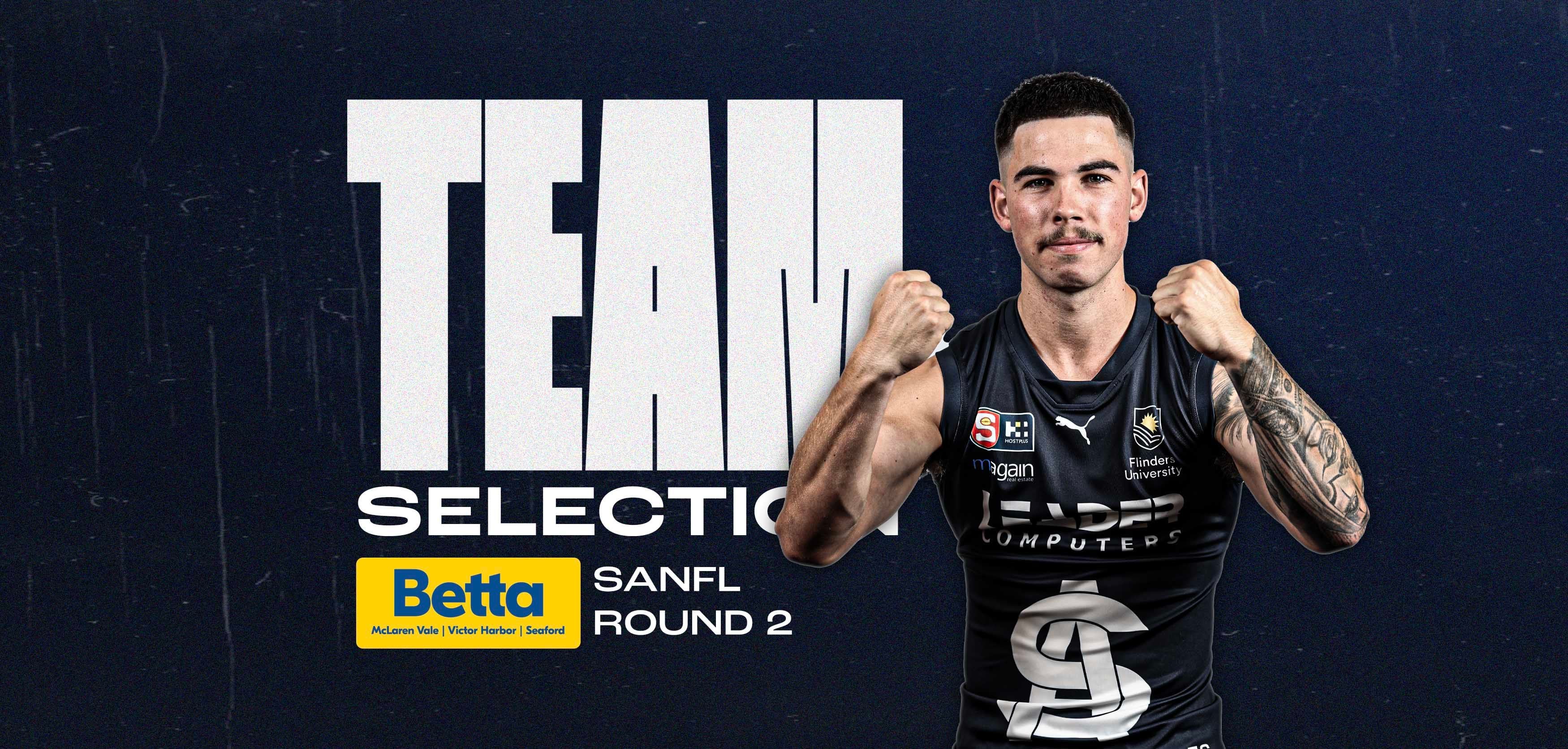 BETTA Team Selection: SANFL Round 2 v Sturt BETTA Team Selection: SANFL Round 2 v Sturt